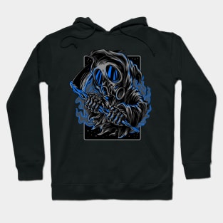 Reaper Scythe Smoke Blue Hoodie